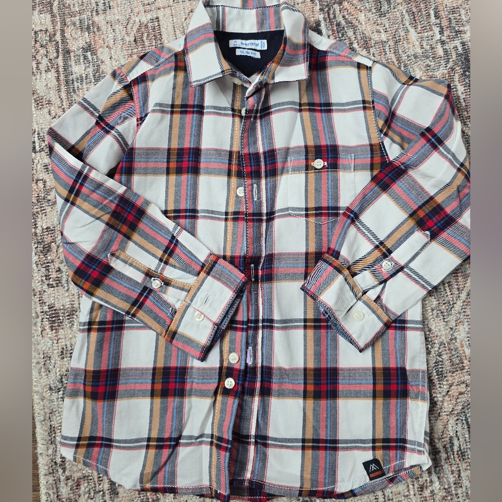 Mayoral plaid boys size 2T